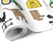 古いマクドナルドは農場を持っていた私の農場の生活子供へ ラッピングペーパー (ロールコーナー)