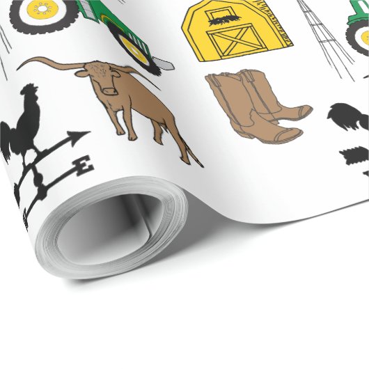 古いマクドナルドは農場を持っていた私の農場の生活子供へ ラッピングペーパー (ロールコーナー)