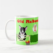 古いマクドナルドは農場を持っていました コーヒーマグカップ (左)