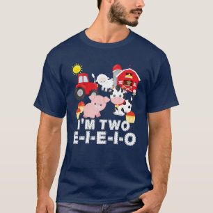 古いマクドナルドは、ファーム子供部屋の韻を2つ目のアザを持っていた Tシャツ