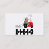 古いマクドナルド永栄漫画 名刺 (裏面)