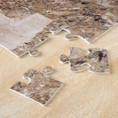 古いマスカットの時計塔の上に閉じる – オマーン ジグソーパズル (側面)