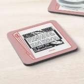 古いマッチブックカバー広告! コースター (左側)