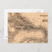 古いマップカリブのダイブシャツ ポストカード (正面/裏面)