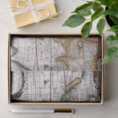 古いマップパターン 薄葉紙 (ギフト)