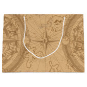 古いマップ ラージペーパーバッグ (正面)