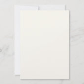 古いマネーエステティック、アイボリー銀行の日付を保存 招待状 (裏面)