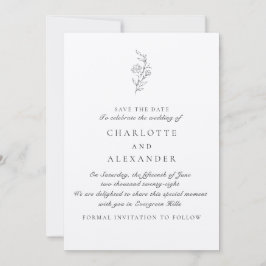 古いマネーエステティック、透明なbg日付を保存 招待状