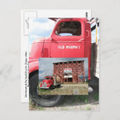 古いマーフィー/スパッドドライブイン葉書 ポストカード (正面/裏面)