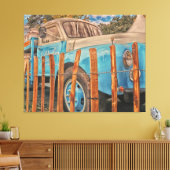 古いミルクのトラック キャンバスプリント (インサイチュ (リビング))