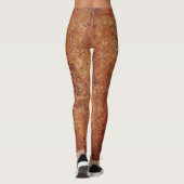 古いメグランジ素朴タルのテクスチャ レギンス (裏面)