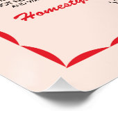 古いメニューポスター ポスター (コーナー)