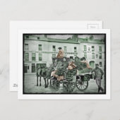 古いメーファッションドルカート ポストカード (正面/裏面)