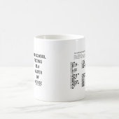 古いメールや文字を打つは朝寝坊だ コーヒーマグカップ (中央)