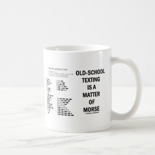 古いメールや文字を打つは朝寝坊だ コーヒーマグカップ