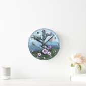 古いメールボックス時計 ラウンド壁時計 (ホーム)