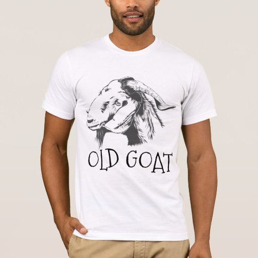 古いヤギのTシャツ(丘の上 – MENS) Tシャツ (正面)