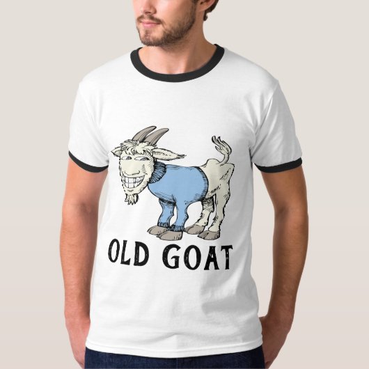 古いヤギTシャツ Tシャツ (正面)