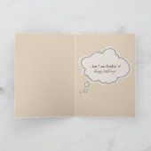 古いユーモアのゴールデンリトリバーを取得 カード (内部)