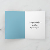 古いユーモアを解き放つ溢れるトイレ カード (内部)