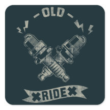 古いライドステッカー