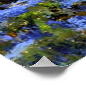 古いライブオークの木とブルーボンネット – Onderdonk art ポスター (角)