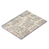 古いライブラリカードコレクション ノートブック (左側)