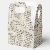 古いライブラリカードコレクション フェイバーボックス (オープン)