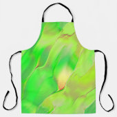 古いライムグリーンに彫り込まれた？ エプロン (正面)