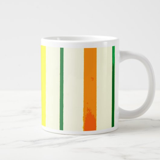 古いライン ジャンボコーヒーマグカップ (右)