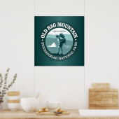 古いラグマウンテン(rd) ポスター (キッチン)