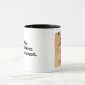 古いラケットのアートイメージは懐かしいマグカップのために作る マグカップ (中央)