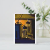 古いラジオの中に ポストカード (スタンド正面)