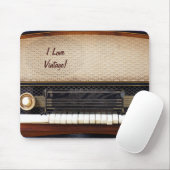 古いラジオ マウスパッド (マウス)