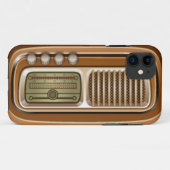 古いラジオ Case-Mate iPhoneケース (裏面(横))