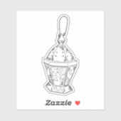 古いランタン シール (シート)