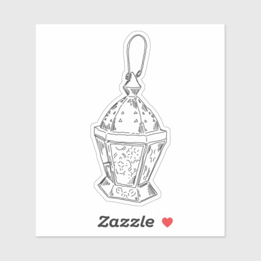 古いランタン シール (シート)