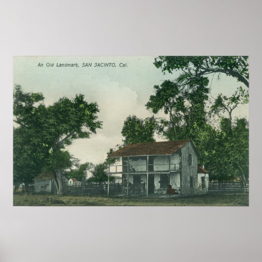 古いランドマークシーン ポスター (正面)