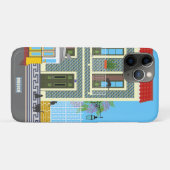 古いリスボンの家に猫と黄色のトラム Case-Mate iPhoneケース (裏面(横))