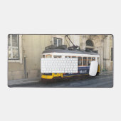 古いリスボントラム。ヴィンテージ輸送 デスクマット (キーボード&マウス)