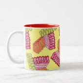 古いリファッションドボンキャンディクリスマススイーツ ツートーンマグカップ (左)