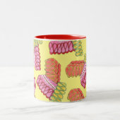 古いリファッションドボンキャンディクリスマススイーツ ツートーンマグカップ (中央)
