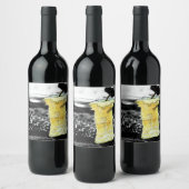 古いリンゴ ワインラベル (ボトル)