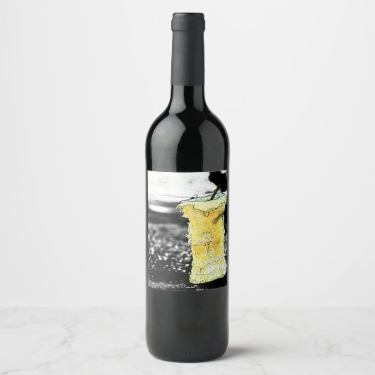 古いリンゴ ワインラベル (正面)