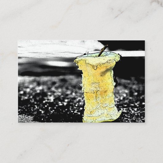 古いリンゴ 名刺 (裏面)