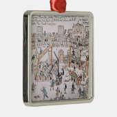 古いルター派教会の中、ヨーク郡1800年 メタルオーナメント (右)