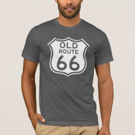 古いルート66 Tシャツ