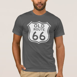 古いルート66 Tシャツ