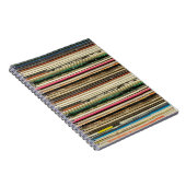 古いレコードのカートンのカバーをパイレレコードに積み重ね， vi ノートブック (右側)