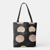 古いレコードのトートバッグ トートバッグ (裏面)